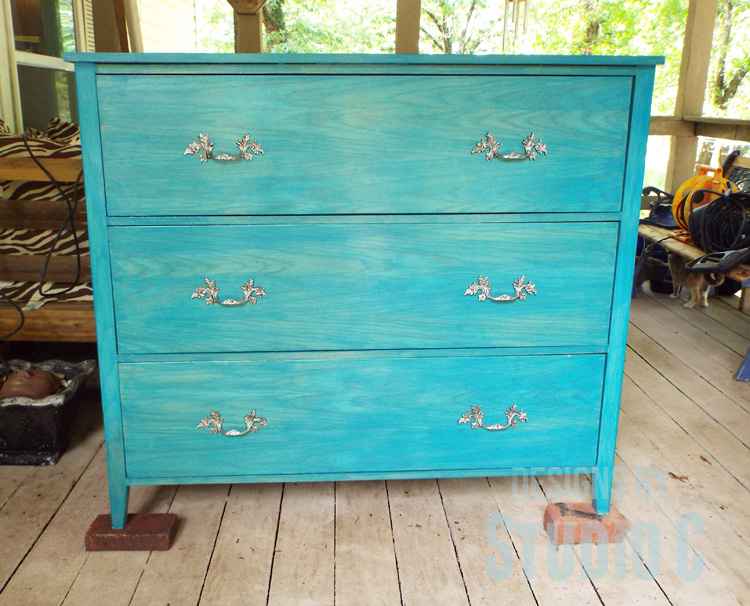 Tips for Staining Wood with Colored Stain Designs by Studio C