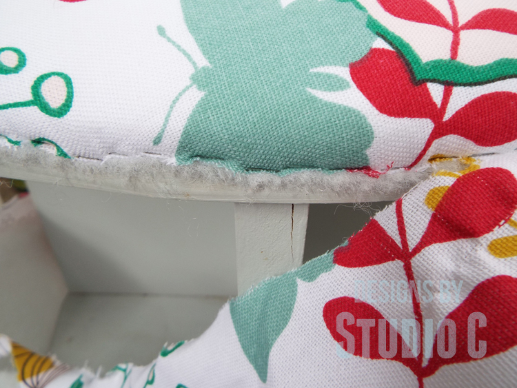 DIY Comfy Storage Solution Upholstered Ottoman