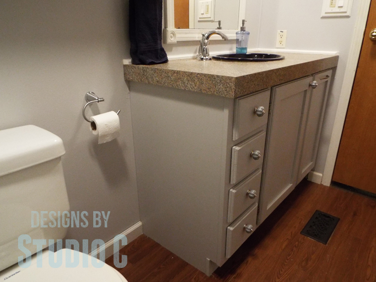 An Update to a Dated Bathroom with BEHR Marquee