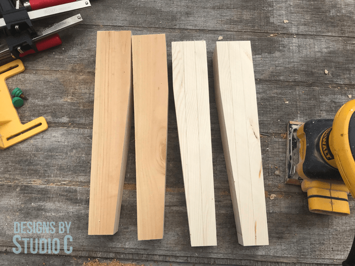 DIY Tapered Furniture Legs Designs by Studio C