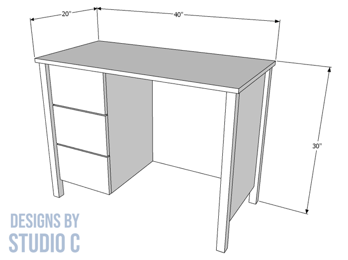 Build a Simple Student Desk Designs by Studio C
