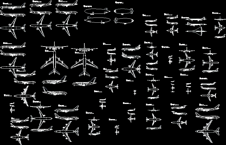 Aircraft DWG Plan for AutoCAD • Designs CAD