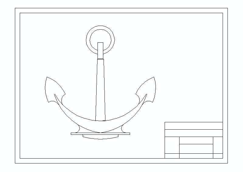 Anchor 2D DWG Block for AutoCAD • Designs CAD