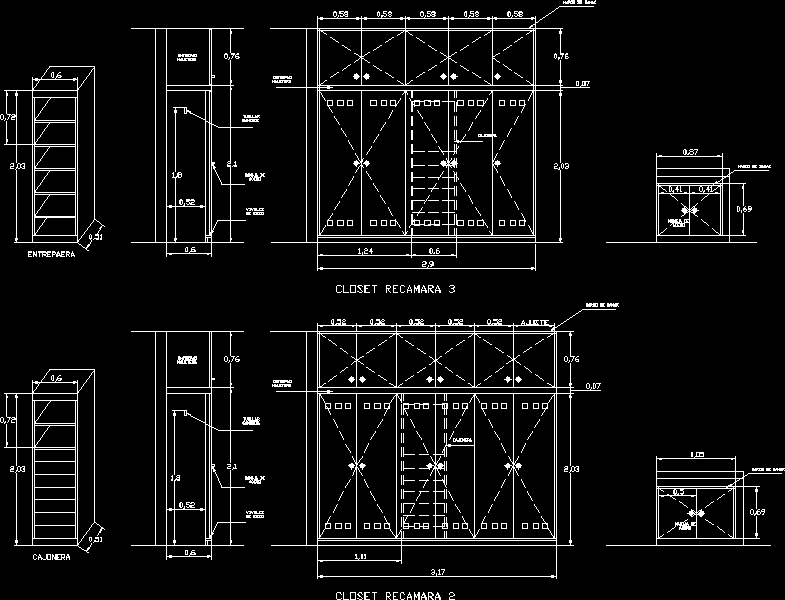Closet DWG Detail for AutoCAD • Designs CAD