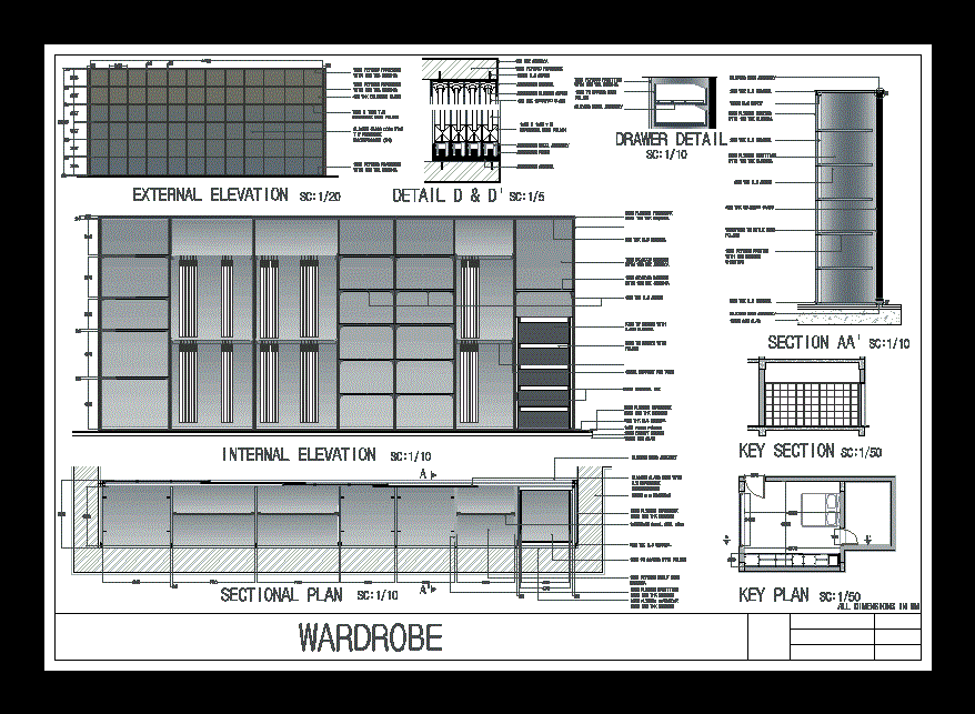 Closet DWG Detail for AutoCAD • Designs CAD