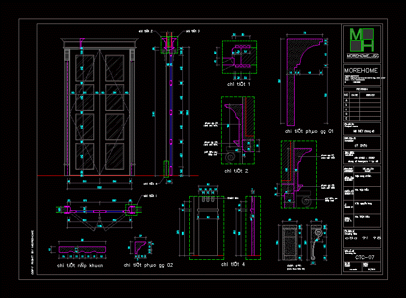 Interior Door DWG Detail for AutoCAD • Designs CAD