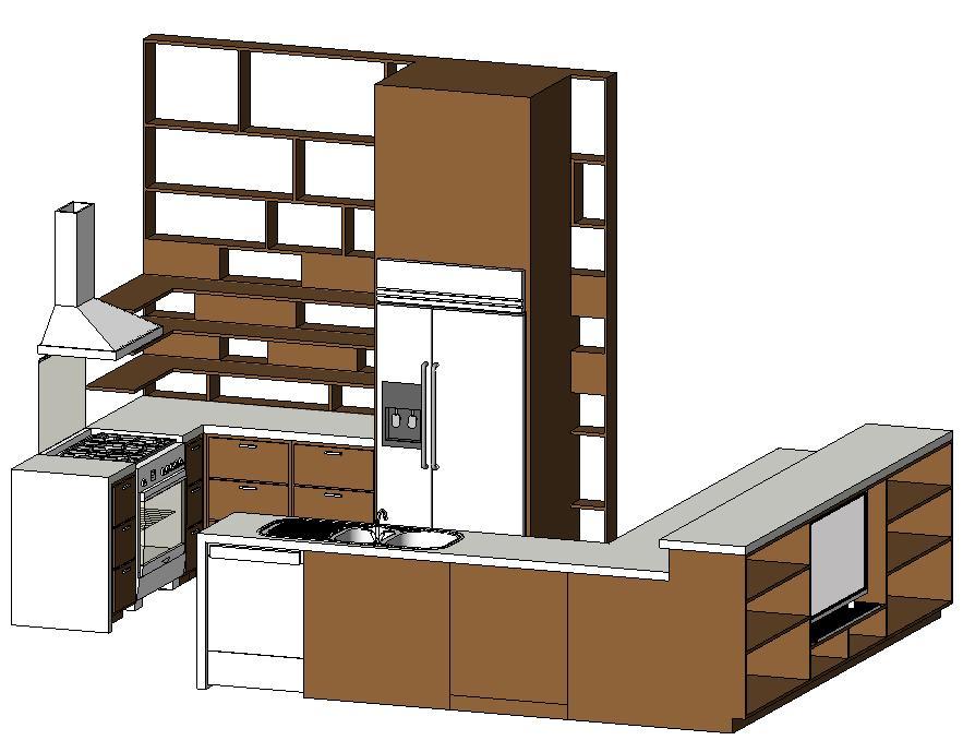 Kitchen 3D DWG Model for AutoCAD • Designs CAD