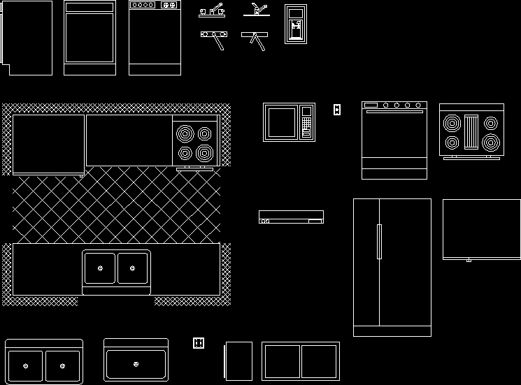Kitchens DWG Block for AutoCAD • Designs CAD