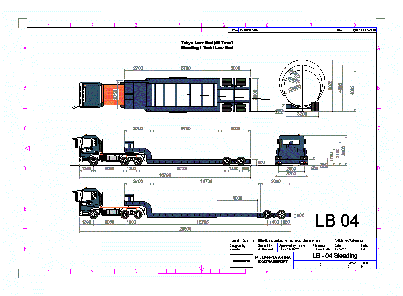 Cargo Trailer Cad Drawings