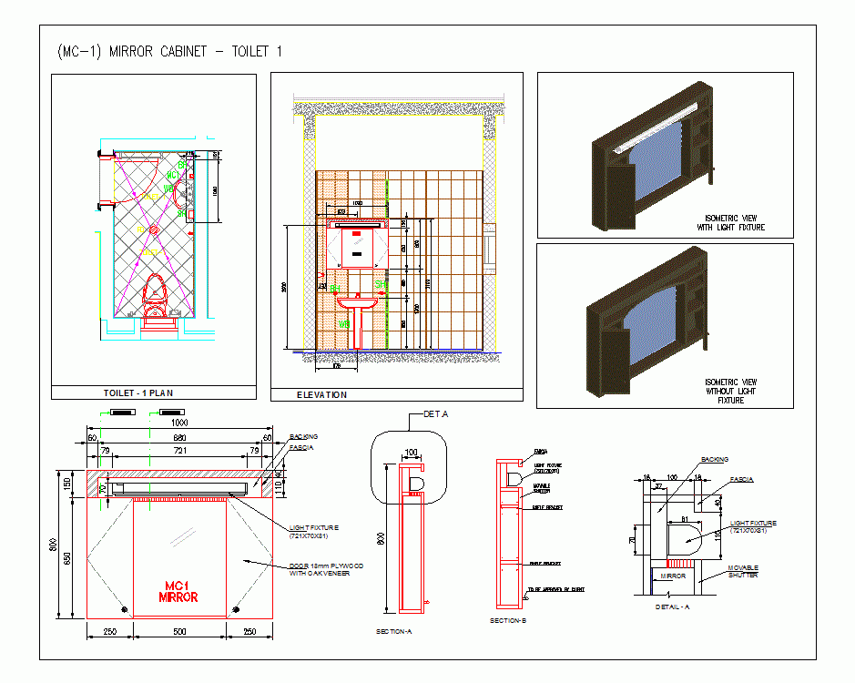 Mirror DWG Detail for AutoCAD • Designs CAD