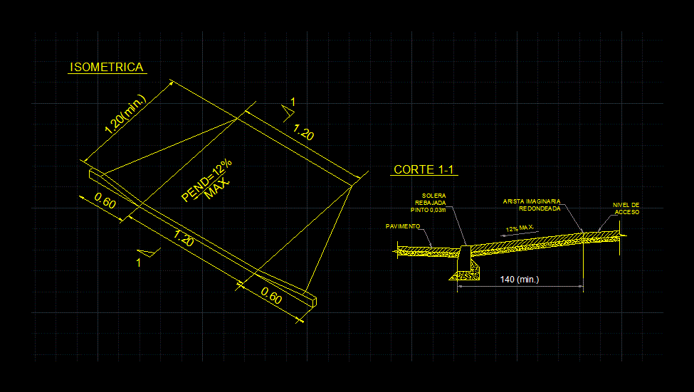 Ramp DWG Detail for AutoCAD • Designs CAD