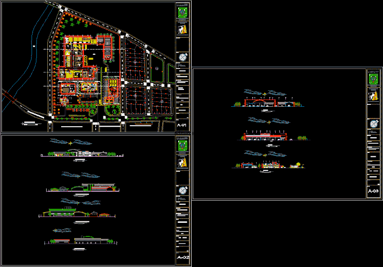 Dairy Processing Plant DWG Elevation for AutoCAD • Designs CAD