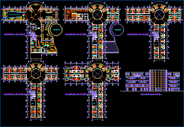 Hotel DWG Block for AutoCAD • Designs CAD