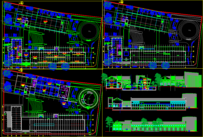 Museum Plan Dwg