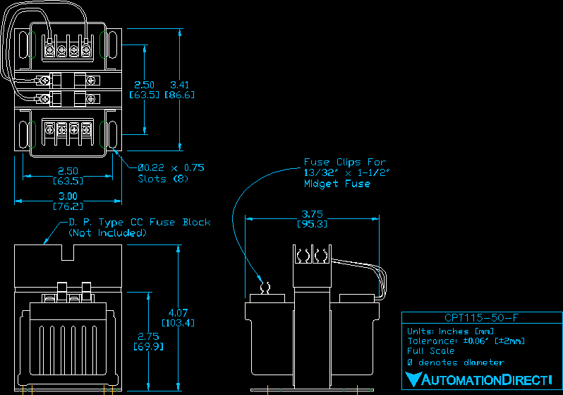 Transformer AutoCAD Drawing