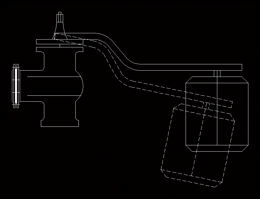 Float Valve 2D DWG Block for AutoCAD • Designs CAD