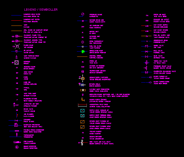 Mechanical Legends DWG Block for AutoCAD • Designs CAD