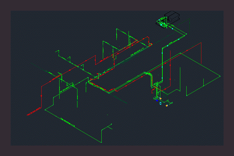 Piping Systems 3D DWG Model for AutoCAD • Designs CAD