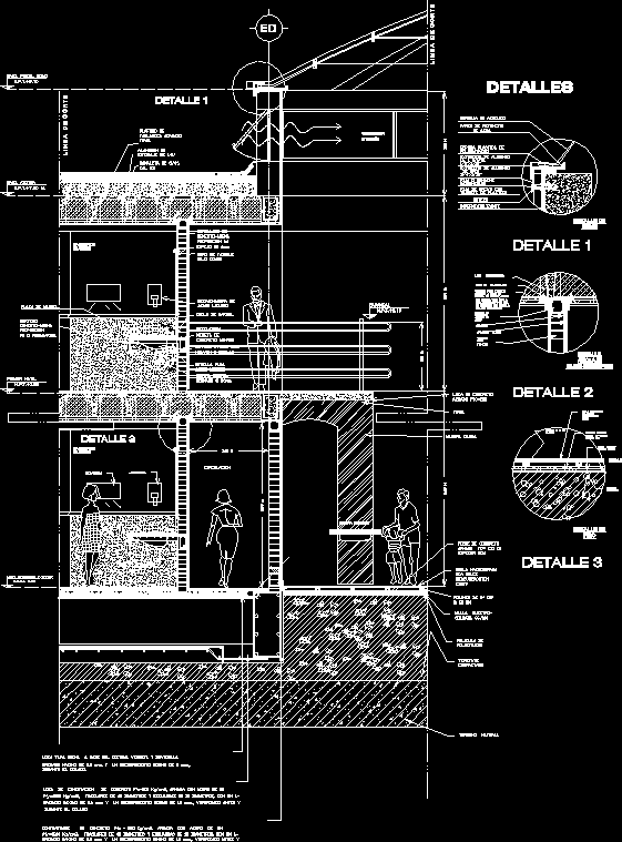 Waffle Slab Facade DWG Section for AutoCAD • Designs CAD
