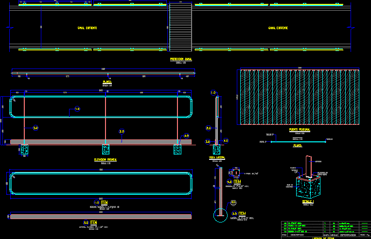 Guardrail DWG Block for AutoCAD • Designs CAD