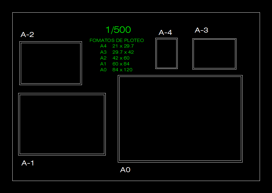 Plotting Formats DWG Block for AutoCAD • Designs CAD
