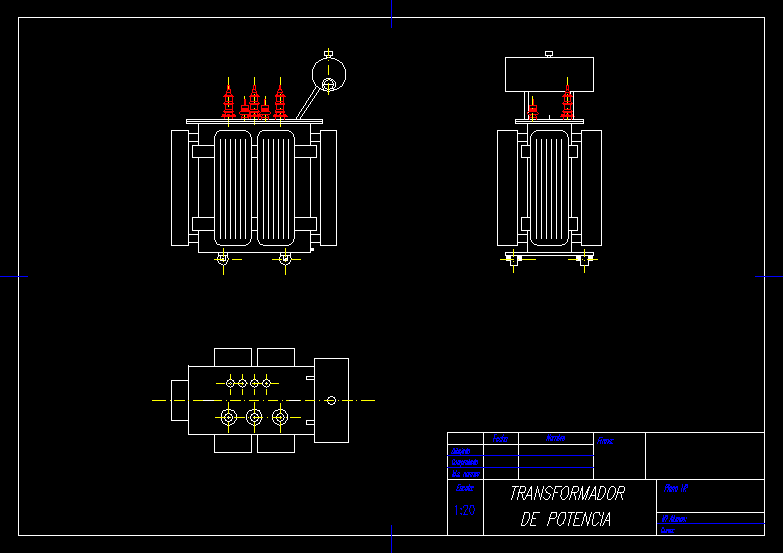 Power Transformer DWG Block for AutoCAD • Designs CAD