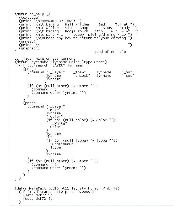 Room Label Autolisp Code LISP CAD Drawing • Designs CAD