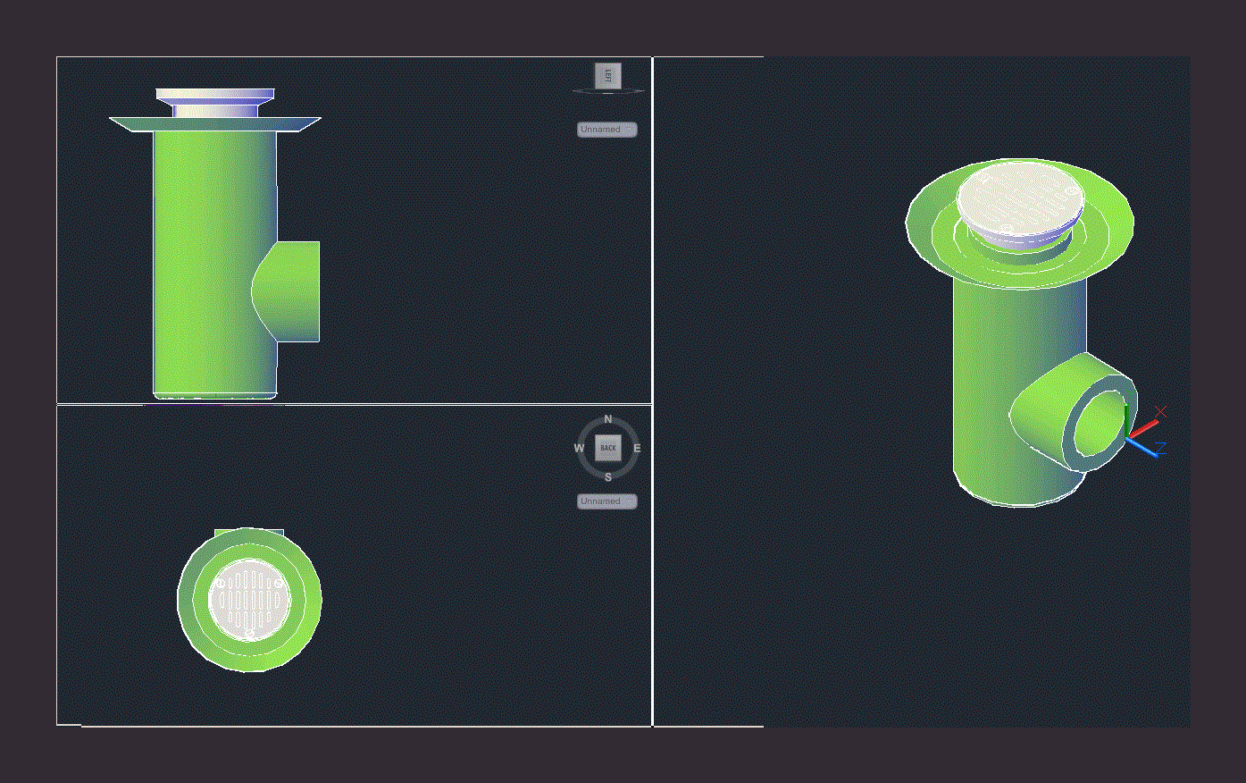 Strainer 3D DWG Model for AutoCAD • Designs CAD