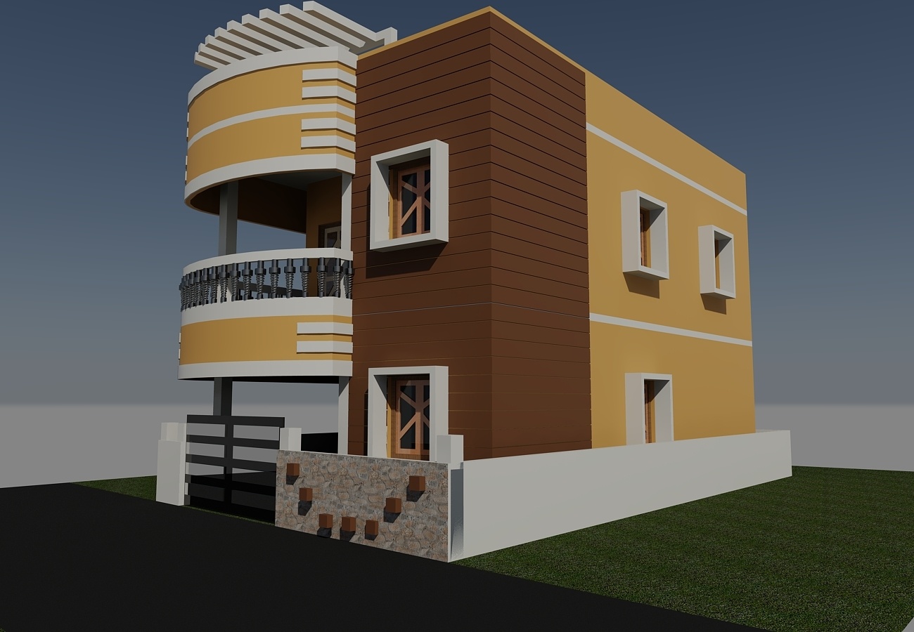 House 3D DWG Model for AutoCAD • Designs CAD