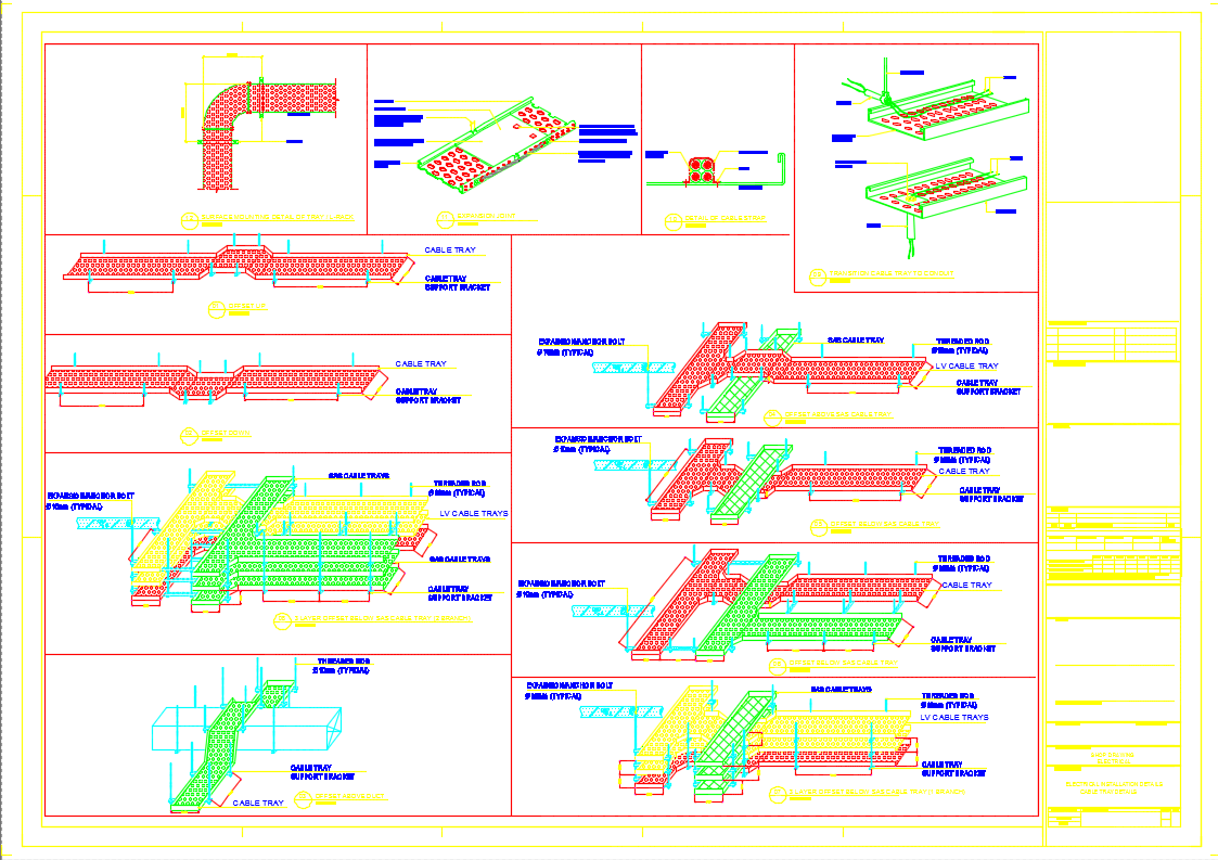 CABLE TRAY DETAILS • Designs CAD