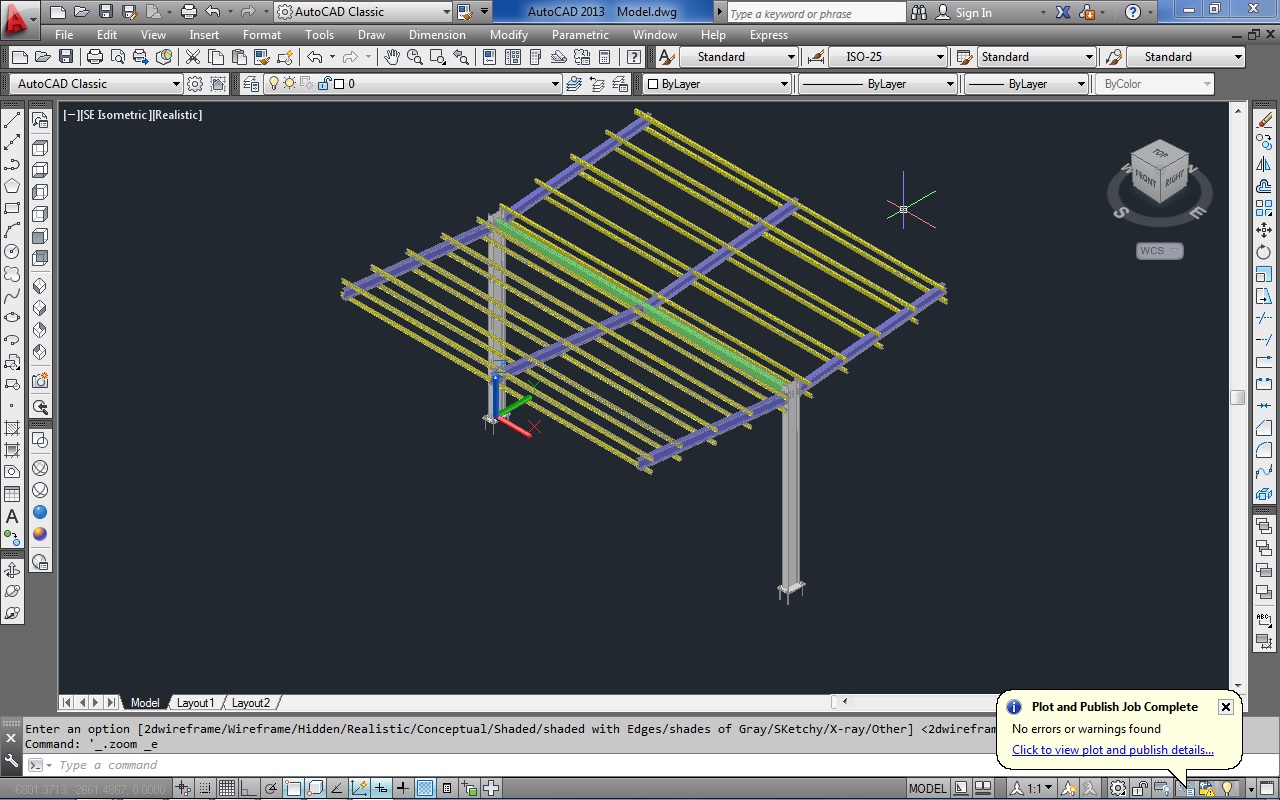 GAS STATION CANOPY DWG for AutoCAD • Designs CAD
