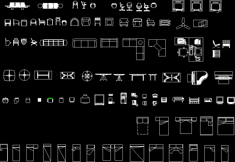Furnitures DWG Block for AutoCAD • Designs CAD