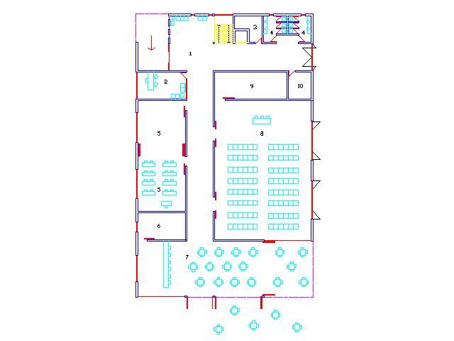 Day Care Center 2D DWG Plan for AutoCAD • Designs CAD