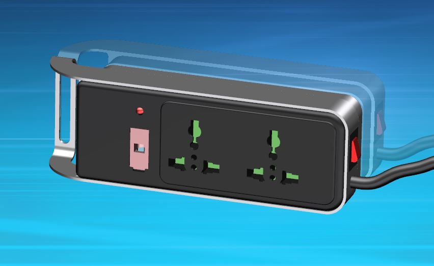 Electric extension board • Designs CAD