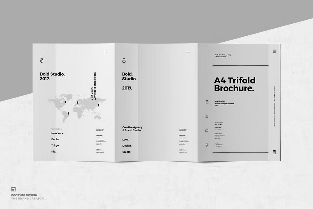 15+ Tips & Ideas for TriFold Brochure Design  Design Hawks
