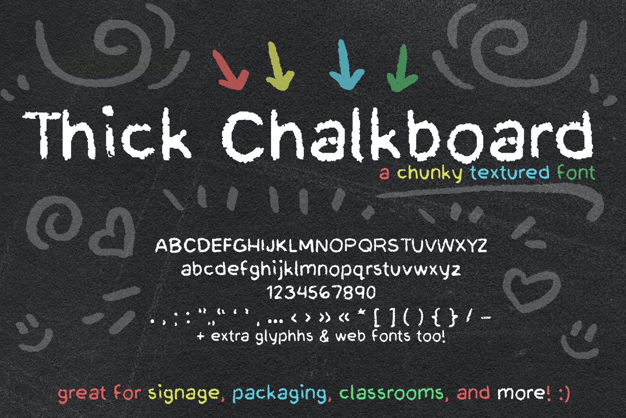 20+ Best Chalkboard Fonts 2023  Design Hawks