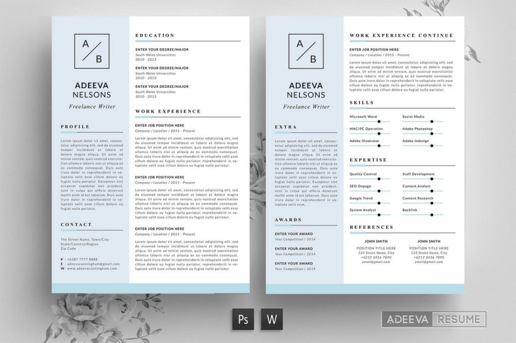 50+ Best CV & Resume Templates 2022 Design Shack