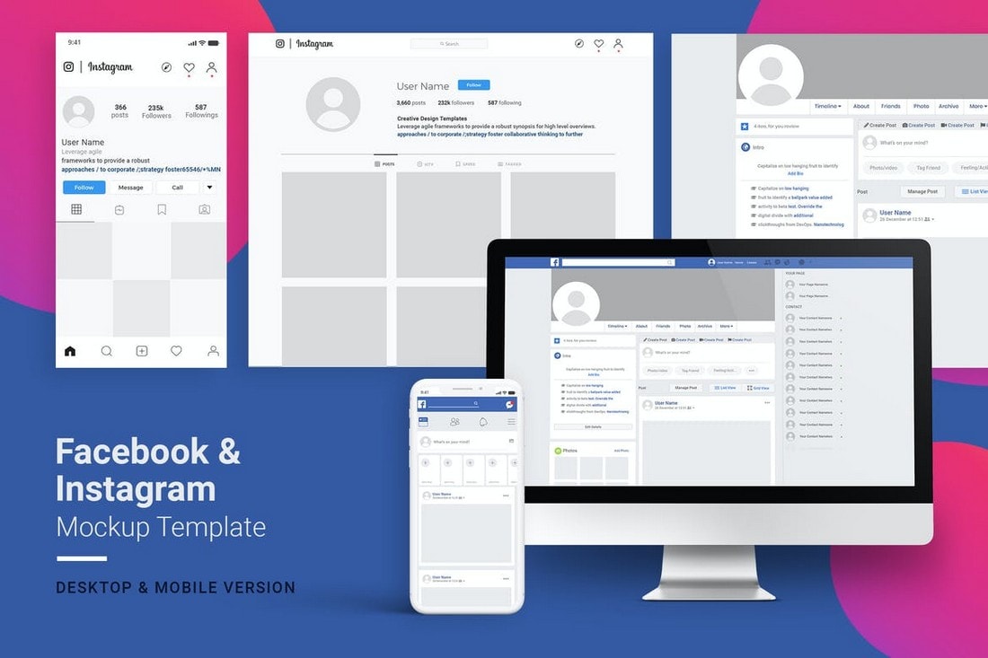25+ Best Instagram Mockup Templates (Story & Post) 2021