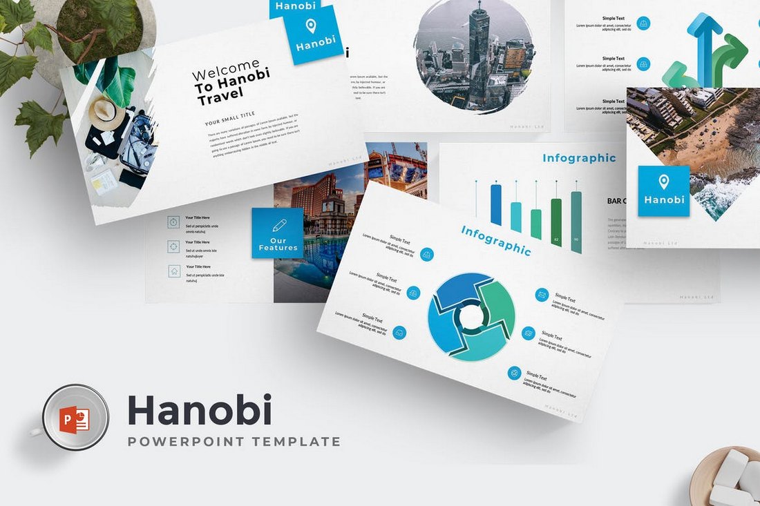 template-powerpoint-gratuit-professionnel-financial-report