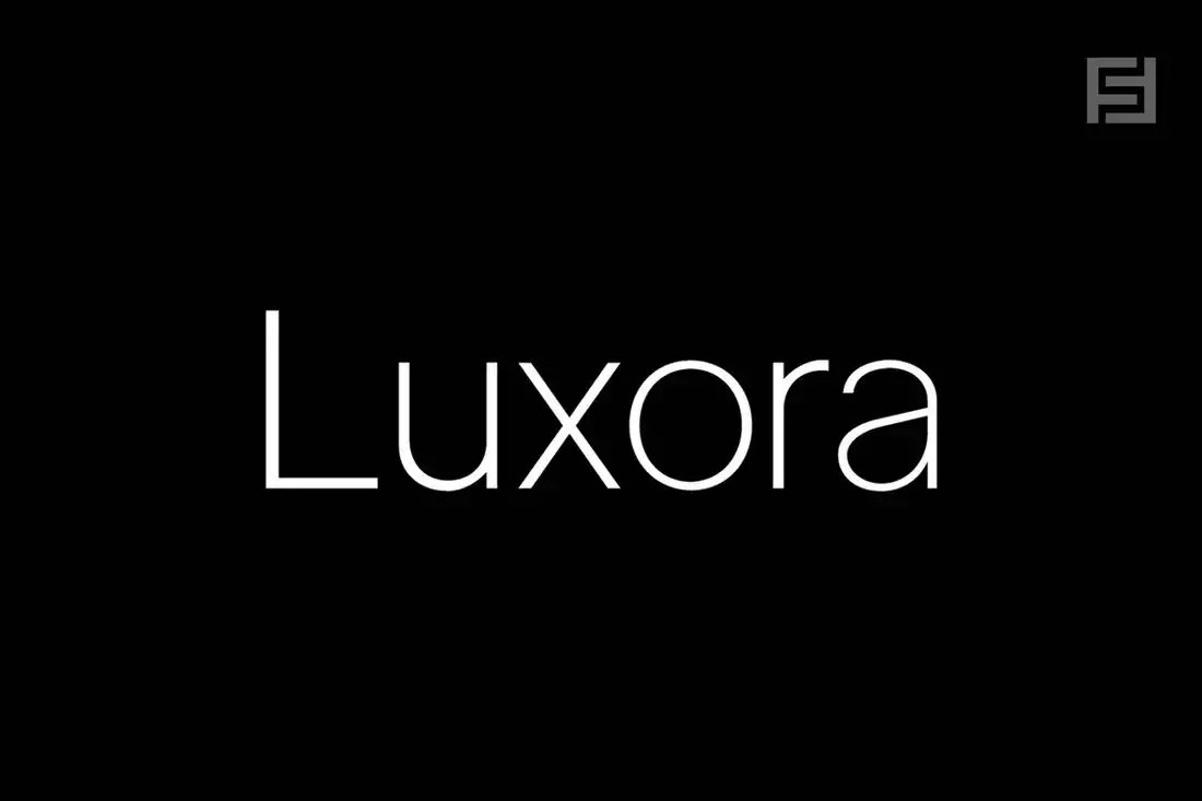 Luxora Grotesk Clean & Minimalist Font Design Shack