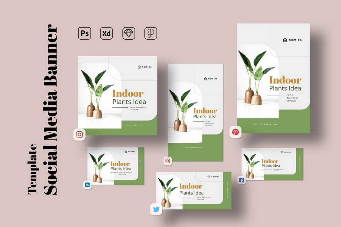 50+ Best Social Media Kit Templates & Graphics 2021 Design Shack