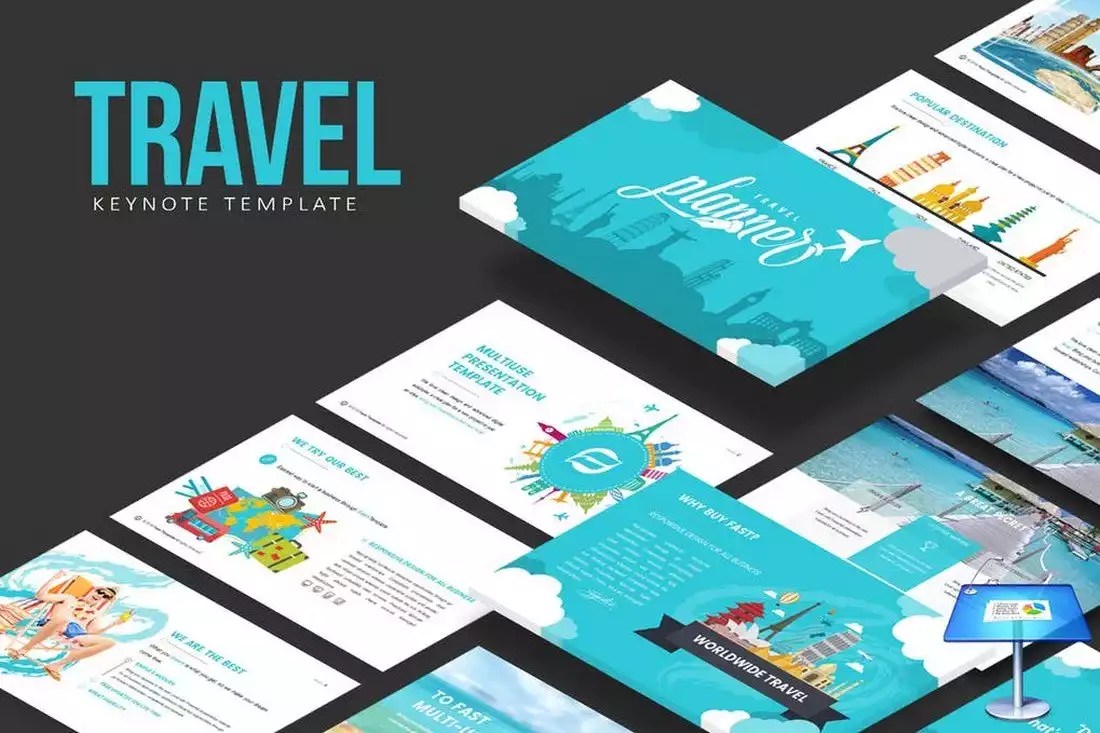 Travel Keynote Template Design Shack