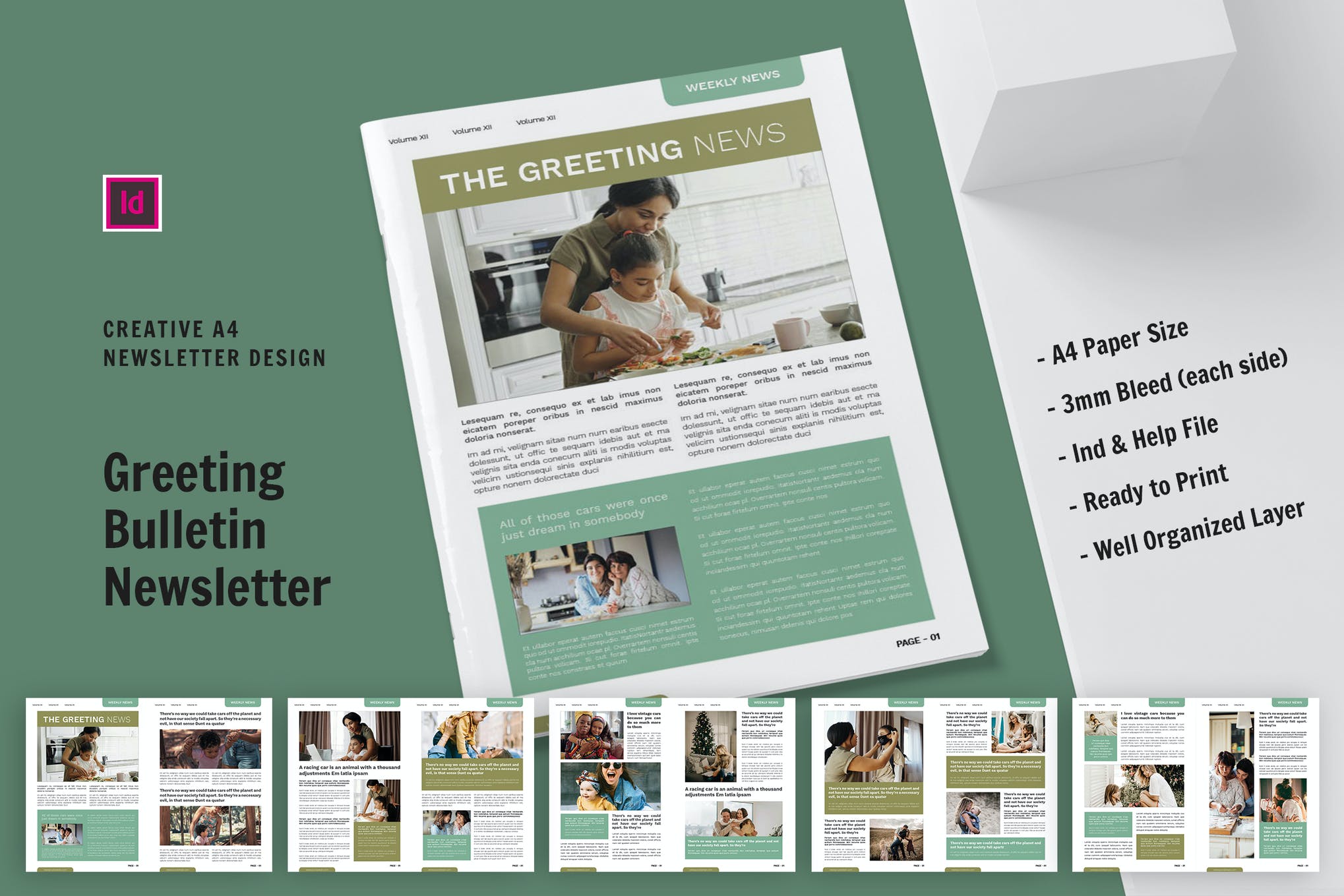 25+ Best InDesign Newsletter Templates (Free & Premium) Design Shack