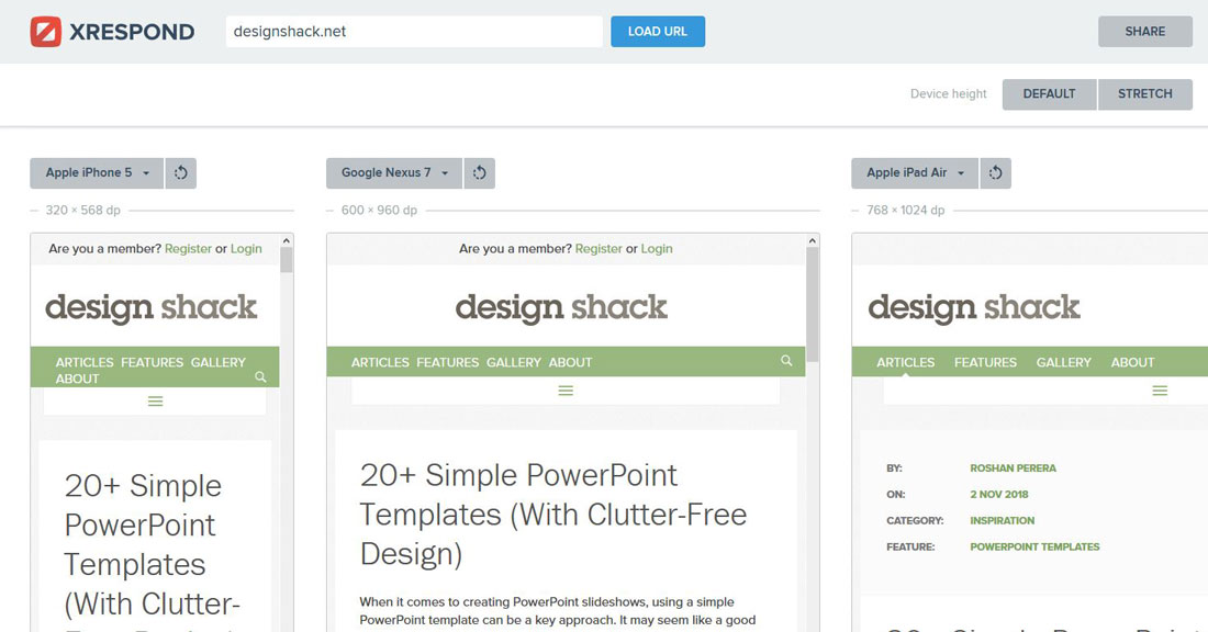 10 Tools & Apps for Testing Your Responsive Design Design Shack