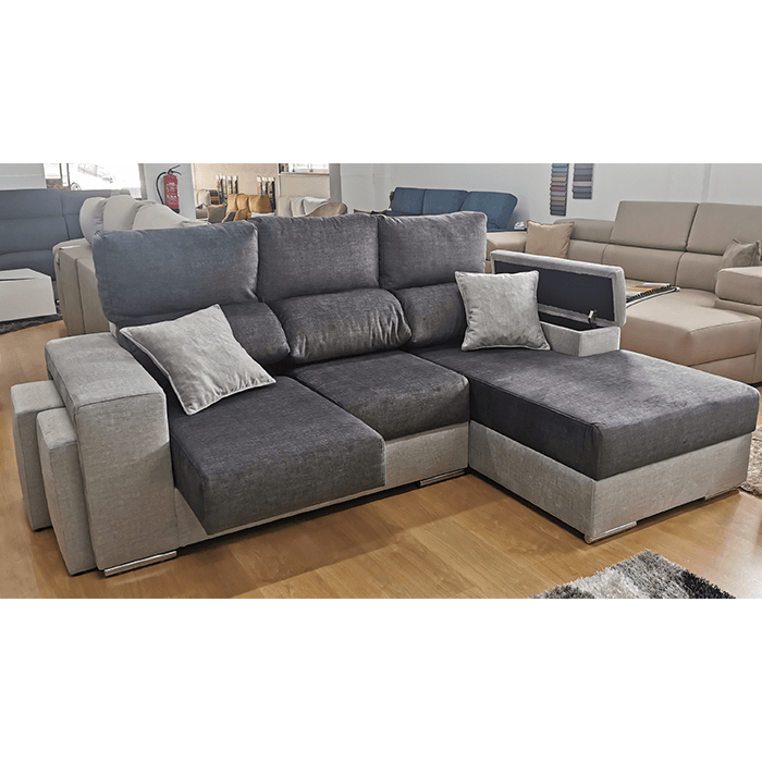 Sofá Chaise Tamisa Dupla Arrumação