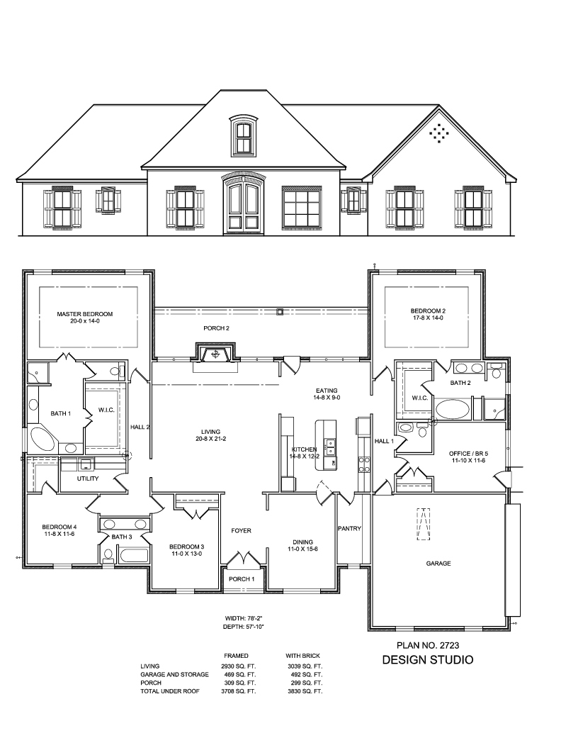 Plan 2723 Design Studio