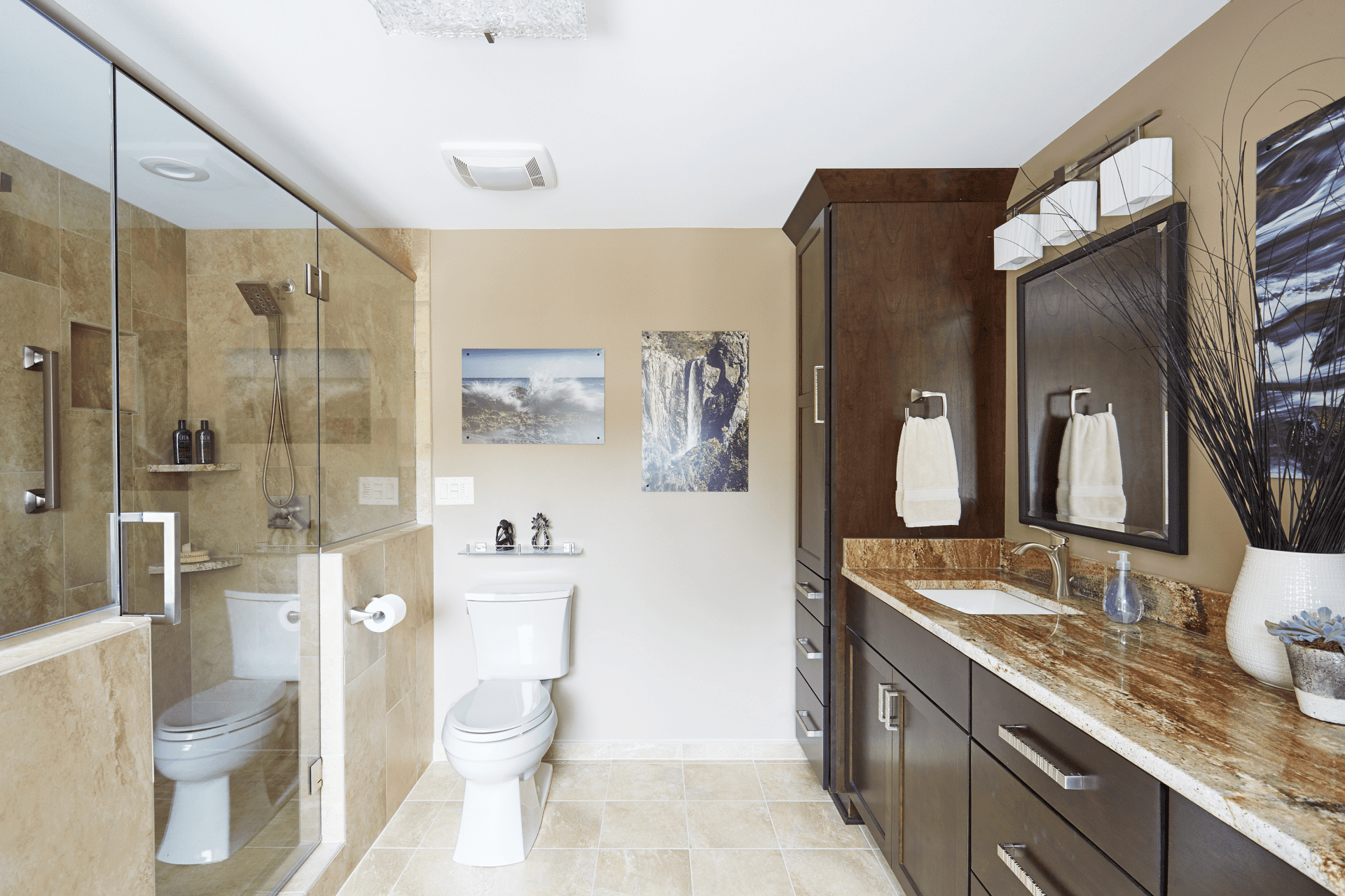 Whitefish Bay Transitional Master Bath Milwaukee Remodeling Contractor