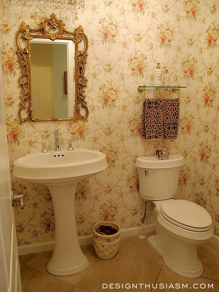 12 Tips For Adding Character to a Bland Powder Room