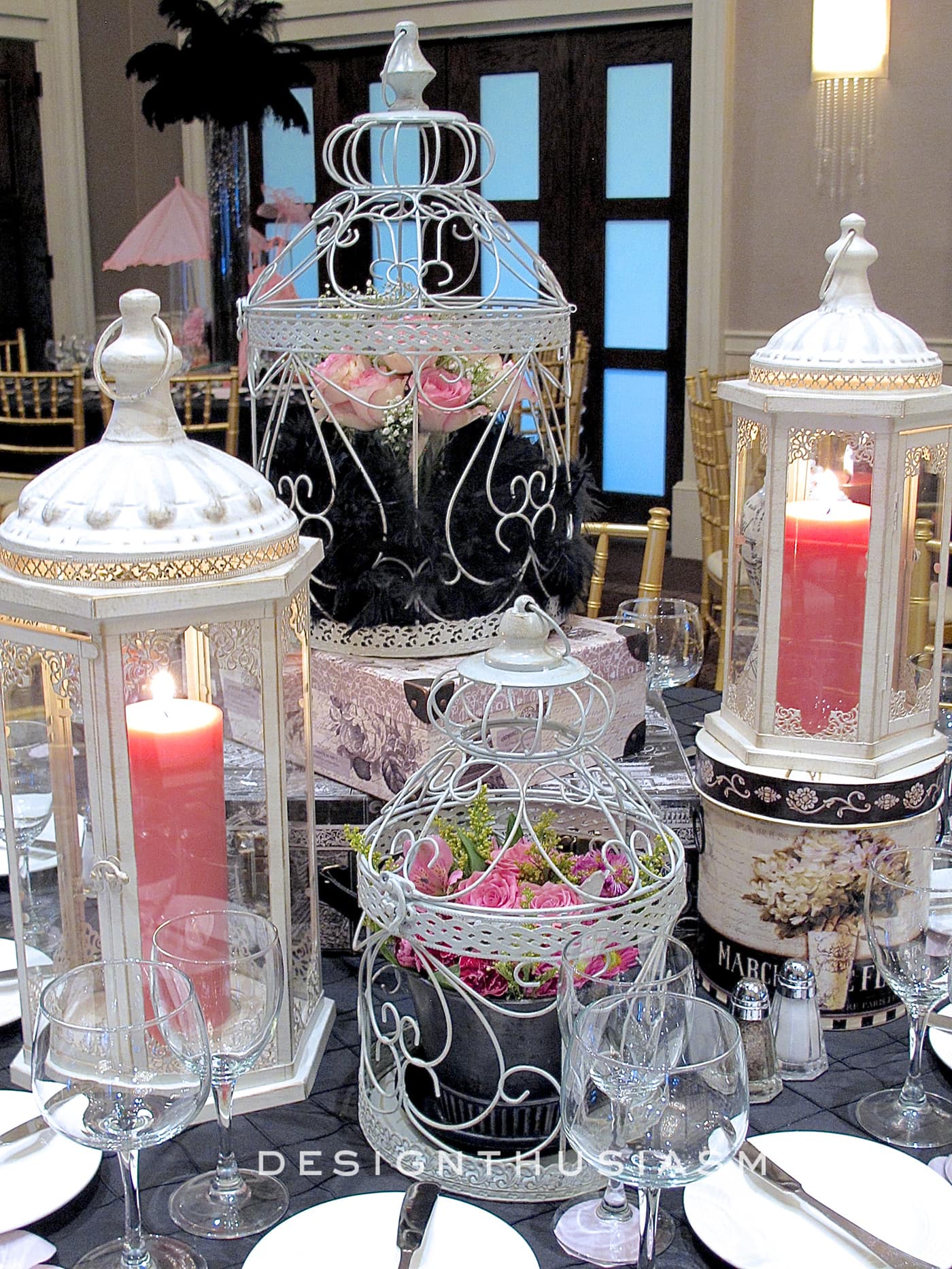 A Paris Themed Party April in Paris Centerpieces for a Spring Event