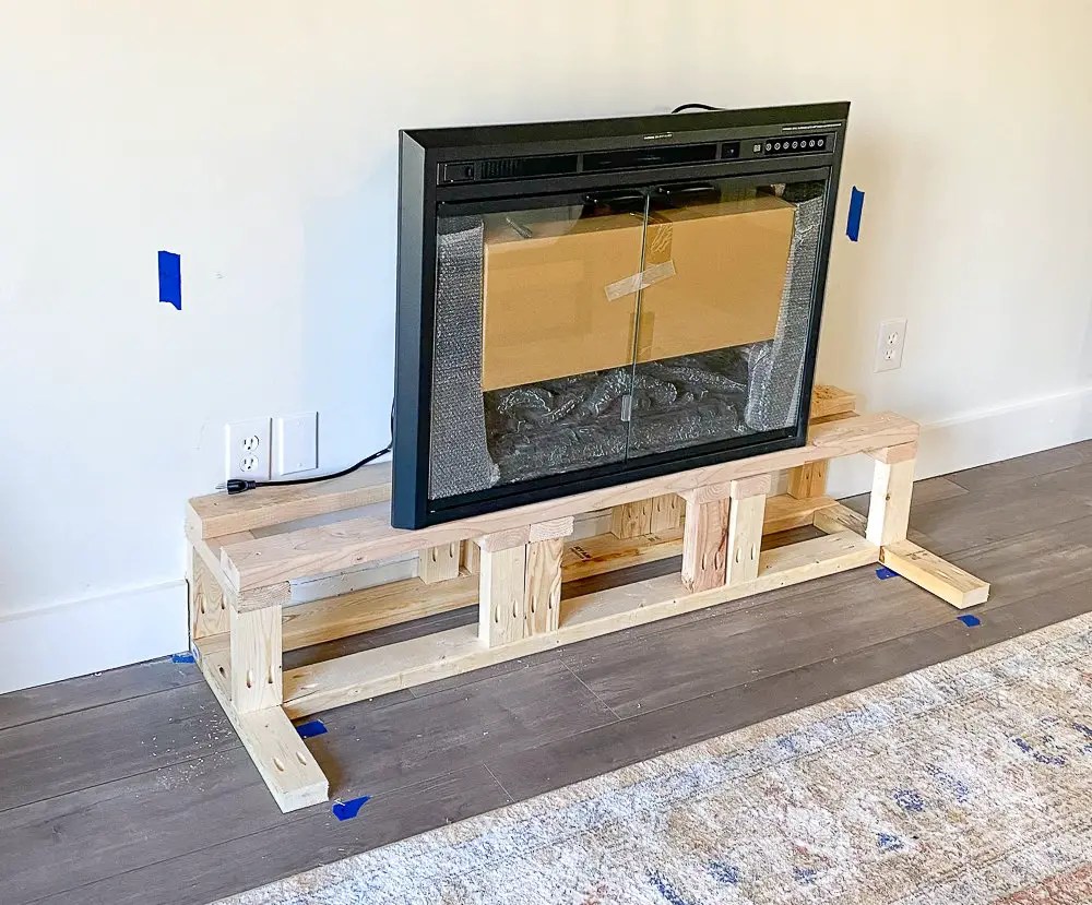 Easy How to DIY an Electric Fireplace Surround Design to Build